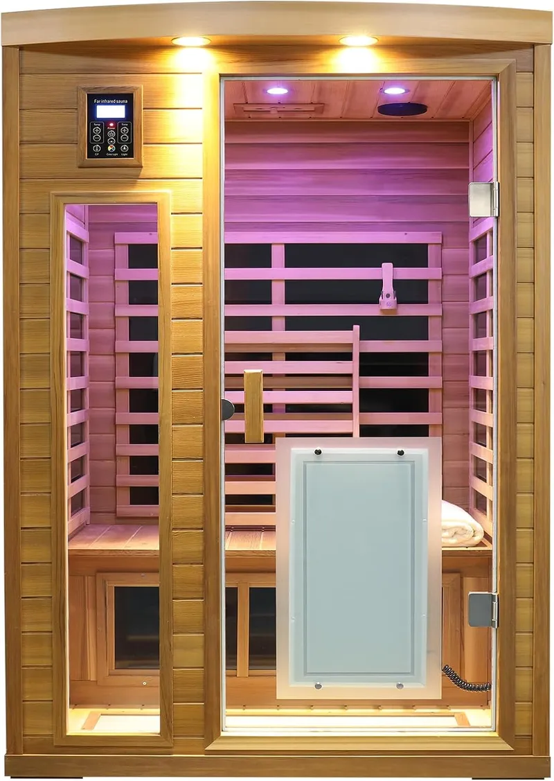 KUNSANA 2 Person Infrared Sauna for Home