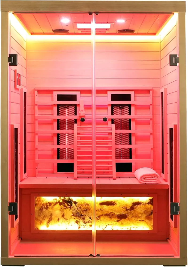 KUNSANA Ceramic Infrared Saunas 2 Person